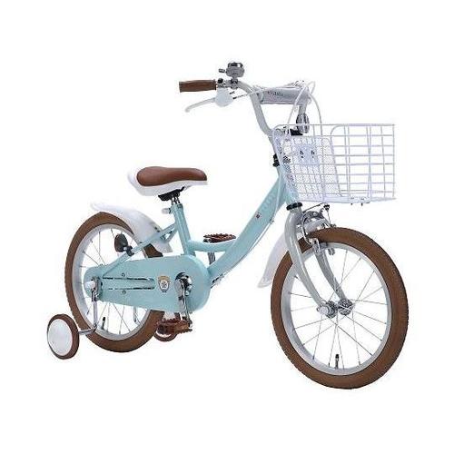 子供用自転車 16インチ 補助輪付き ミント