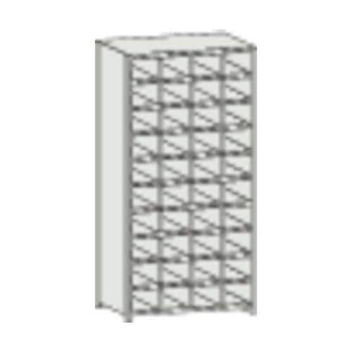 スチール製区分棚 KB型 コボレ止め付