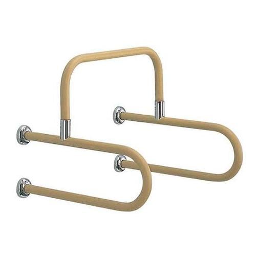 NO−857 D型丸棒手摺(小便器用)