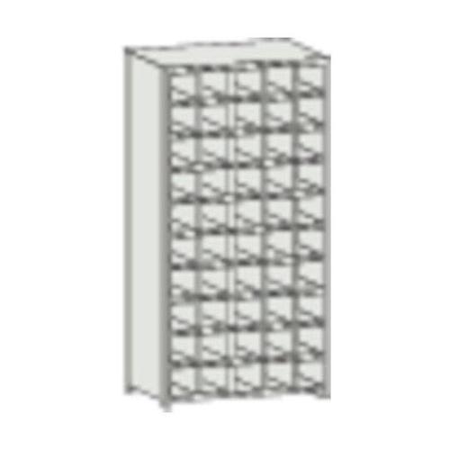 スチール製区分棚 KB型 コボレ止め付