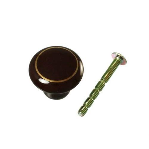 17873 ツマミ 25mm 茶