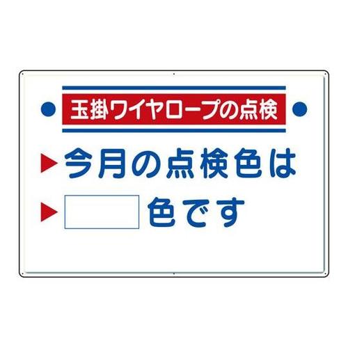 玉掛関係標識 玉掛ワイヤロープの点検(3