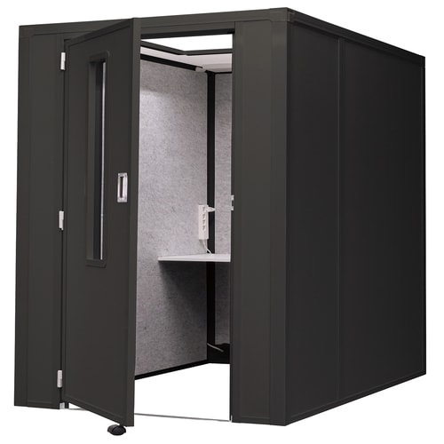 リミュート 吸音ブースフロントインセミオープンBK