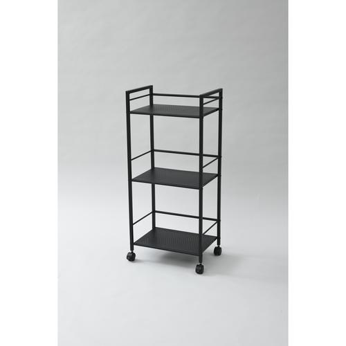 パンチングワゴン3段 ブラック