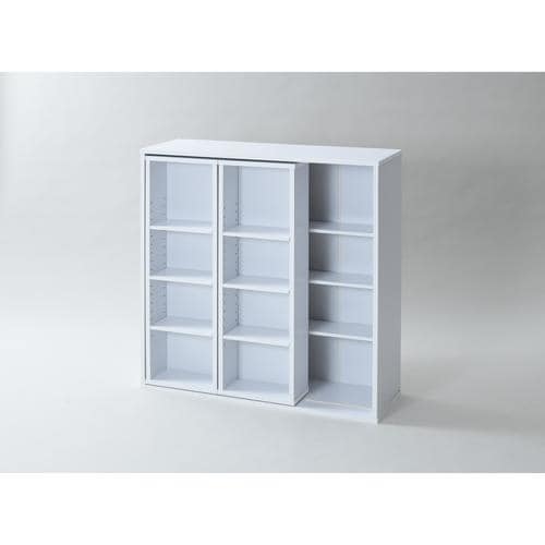 スライドブックシェルフ9090 WH