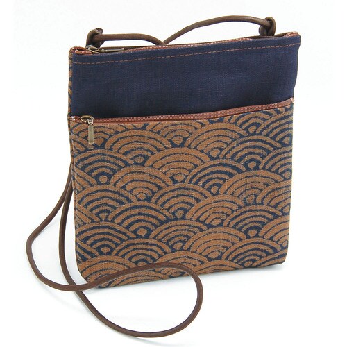 ポシェット青海波