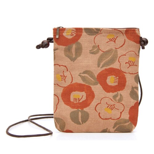 柿渋染 ミニポシェット