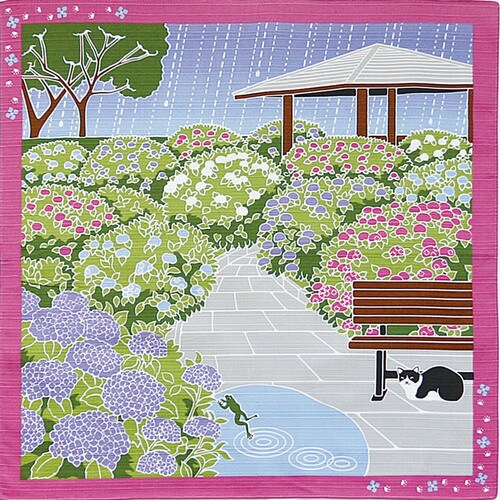 たまの散歩小風呂敷