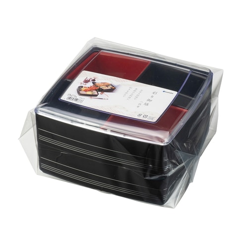 彩り御膳二段重 ブラック