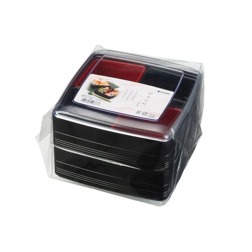 彩り小町二段重 ブラック