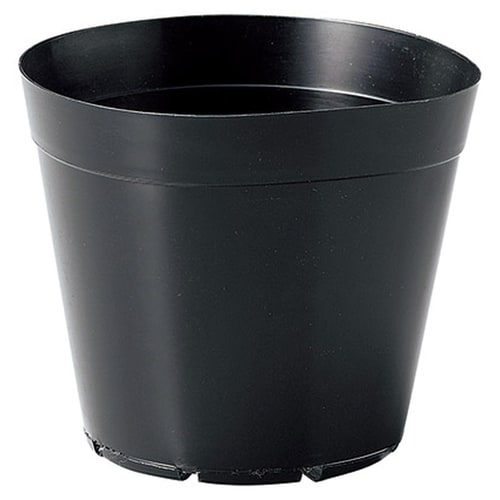 硬質ポリ鉢 12cm 黒10P