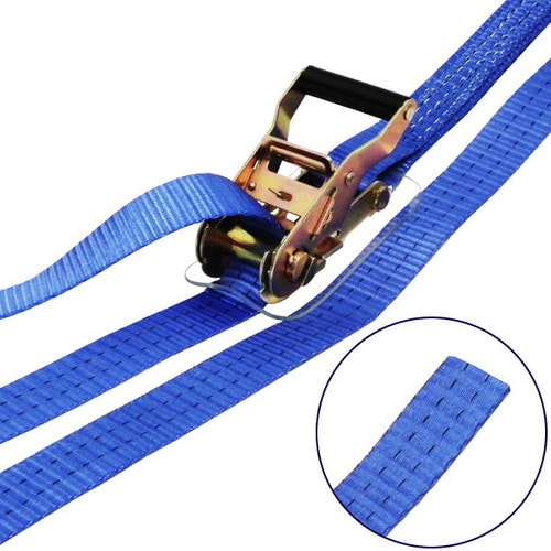 ラッシングベルト青