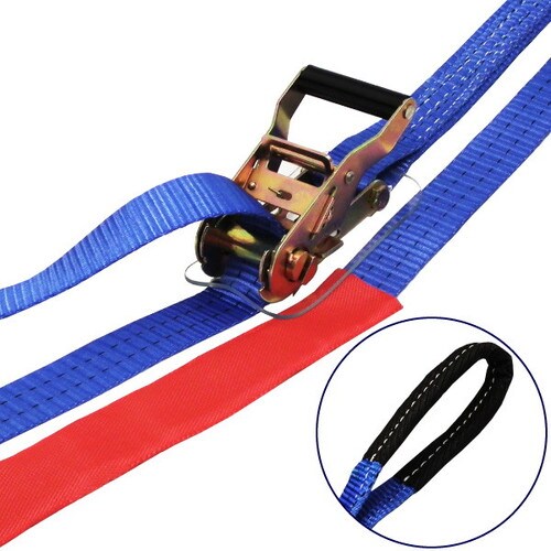 ラッシングベルト青