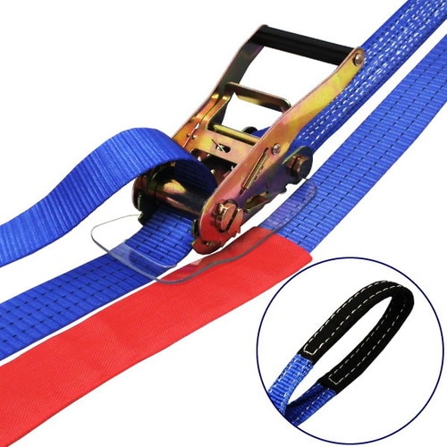 ラッシングベルト青