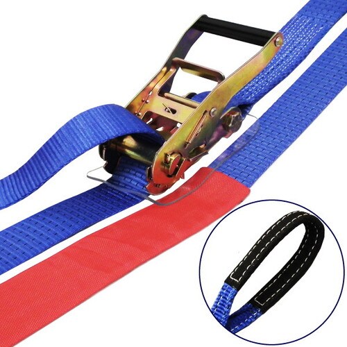 ラッシングベルト青