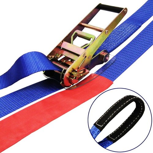 ラッシングベルト青