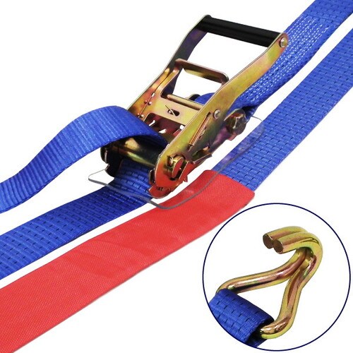 ラッシングベルト青