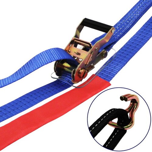 ラッシングベルト青