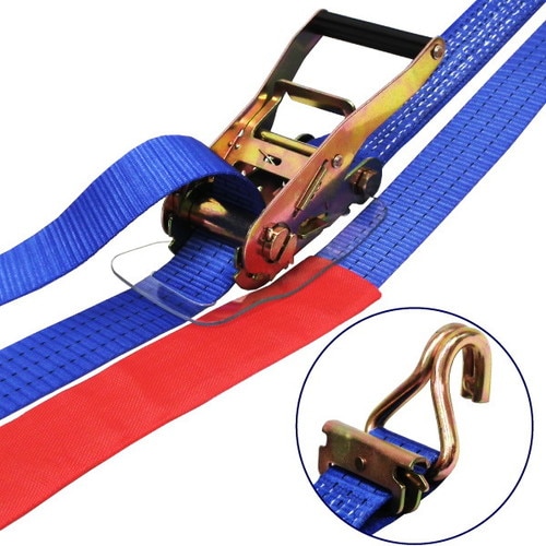 ラッシングベルト青