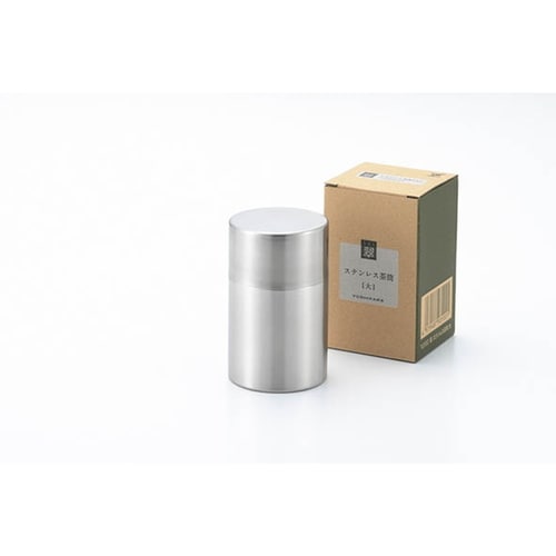 翠 ステンレス茶筒 大
