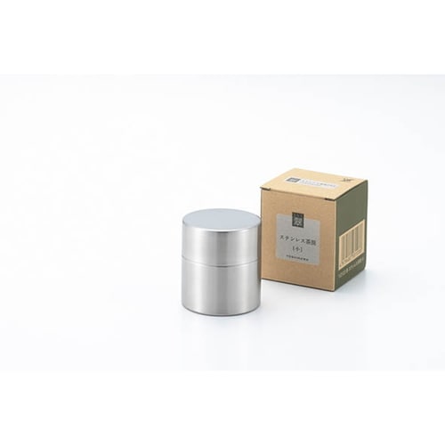 翠 ステンレス茶筒 小