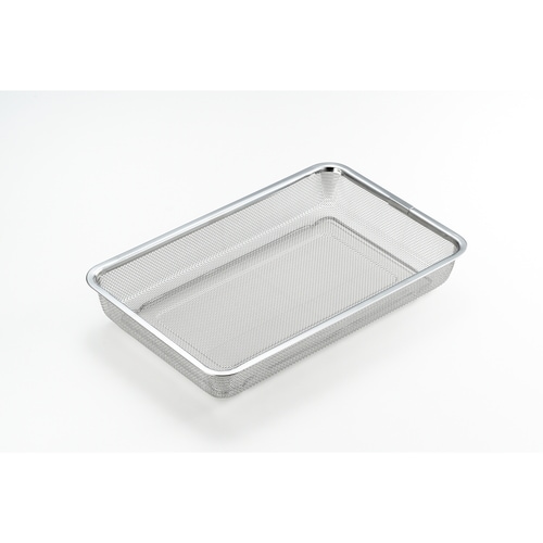 ステンレス角型水切りザル