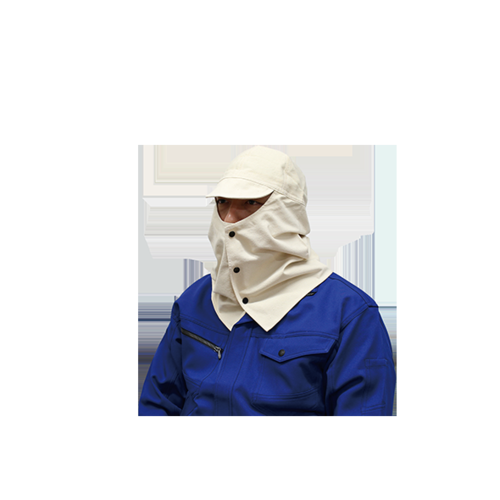 帆布頭巾白大(石川島型10cm長)211−1007