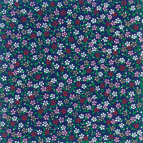 友禅和紙 半才判 撫子草紙・藍 4セット