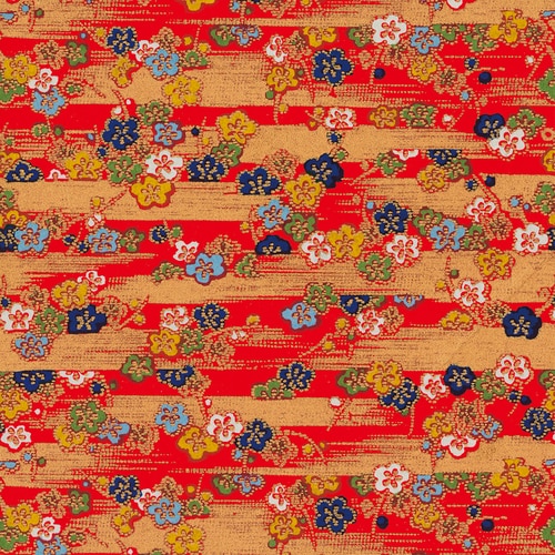 友禅和紙 半才判 金紗帯・紅 4セット