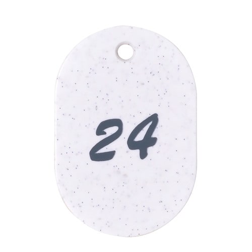 グラニット番号札 1から50 ホワイト 2セット