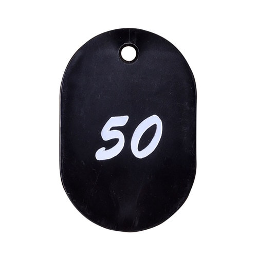 グラニット番号札 1から50 ブラック 2セット