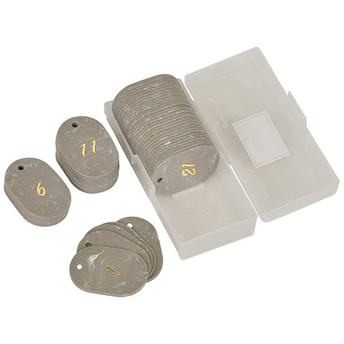 マーブル番号札 1から50 ブラウン 2セット