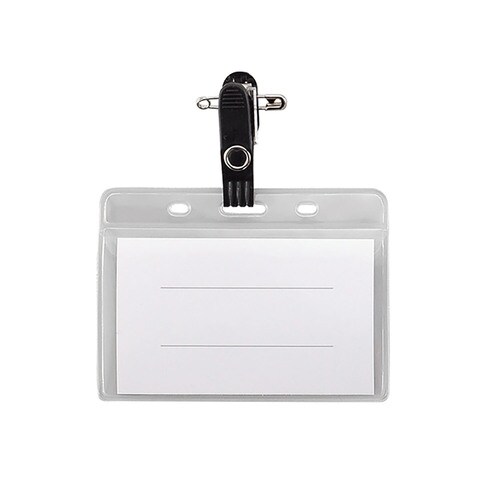 カラータッグ名札 横型 ブラック 20セット