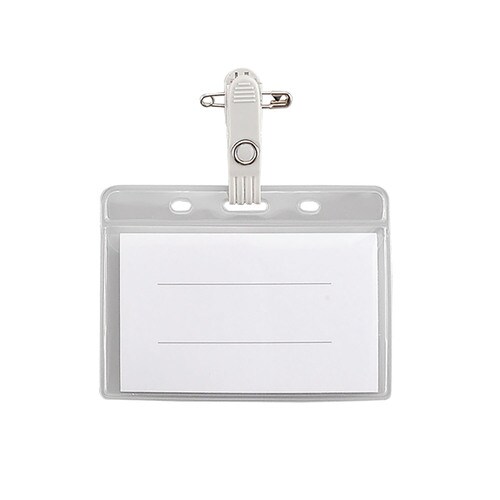 カラータッグ名札 横型 グレー 20セット