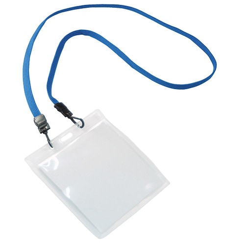 NEWフックストラップ名札2 ブルー 20セット