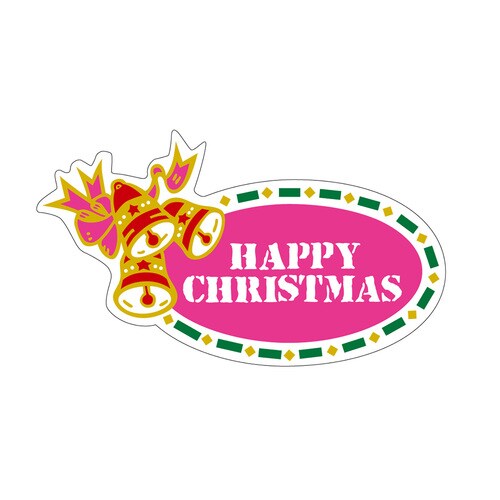 食品表示ラベル シールCHRISTMAS