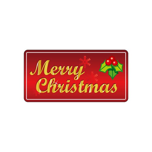 食品表示ラベル シールChristmas 2セット