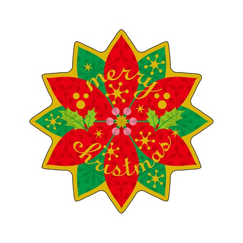 食品表示ラベル シールChristmas 2セット