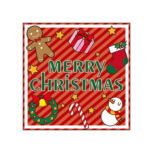 食品表示ラベル シールChristmas 3セット