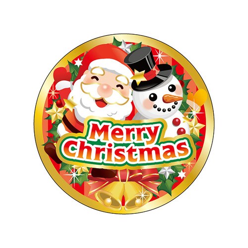 食品表示ラベル シールChristmas 2セット