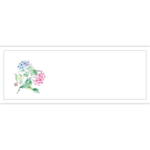 高級和紙おてもとマット あじさい 3セット