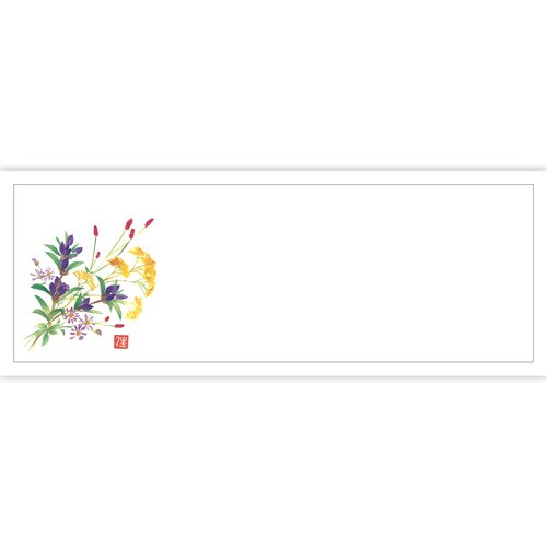 高級和紙おてもとマット 秋の寄せ花 3セット