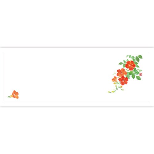 高級和紙おてもとマット のうぜんかずら 3セット
