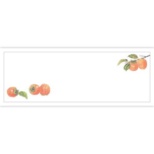 上質おてもとマット 柿 3セット