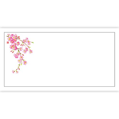 高級和紙箸置きマット しだれ桜 3セット