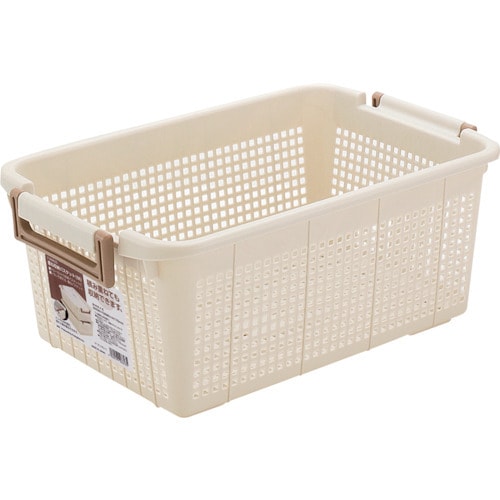 ライフナビ 重ね収納バスケット(M) IV F26