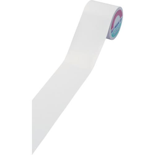 緑十字 フロアラインテープ 白 FRTG−100W