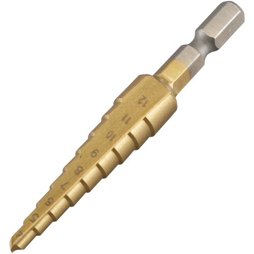 RELIEF 六角軸 ステップドリル φ4−12m