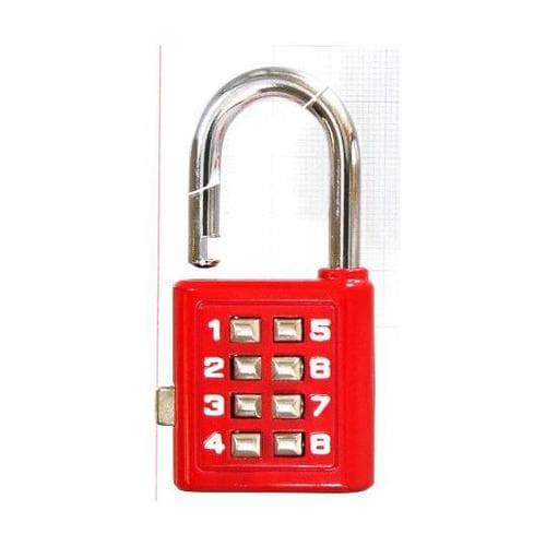 TW−911 プッシュボタンロック 赤