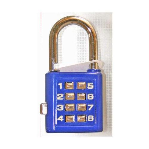 TW−912 プッシュボタンロック 青